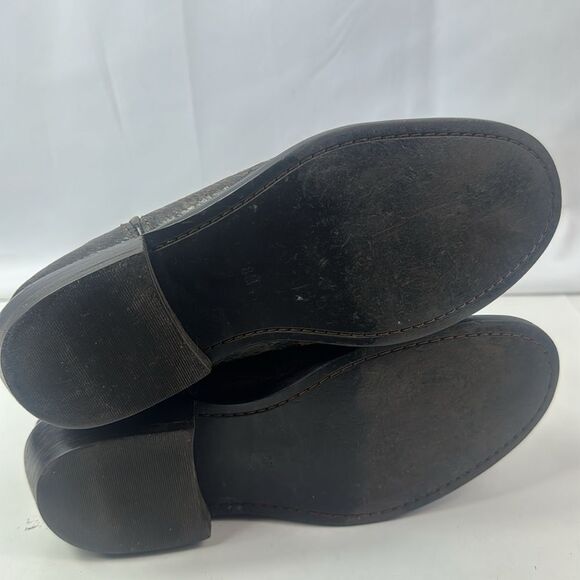 Steve Madden Distressed Brown Leather Women's Western Boots - Picture 11 of 16